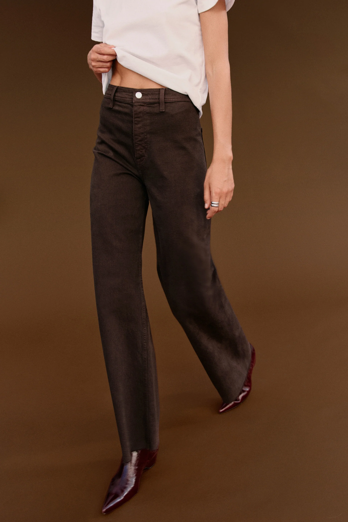 Penny High Rise Wide Leg - Mocha