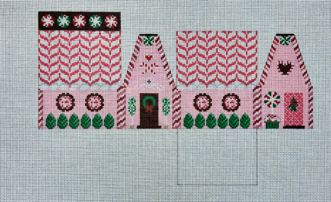 Peppermint House 3D Gingerbread