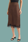 Peppers Lace Trim Skirt