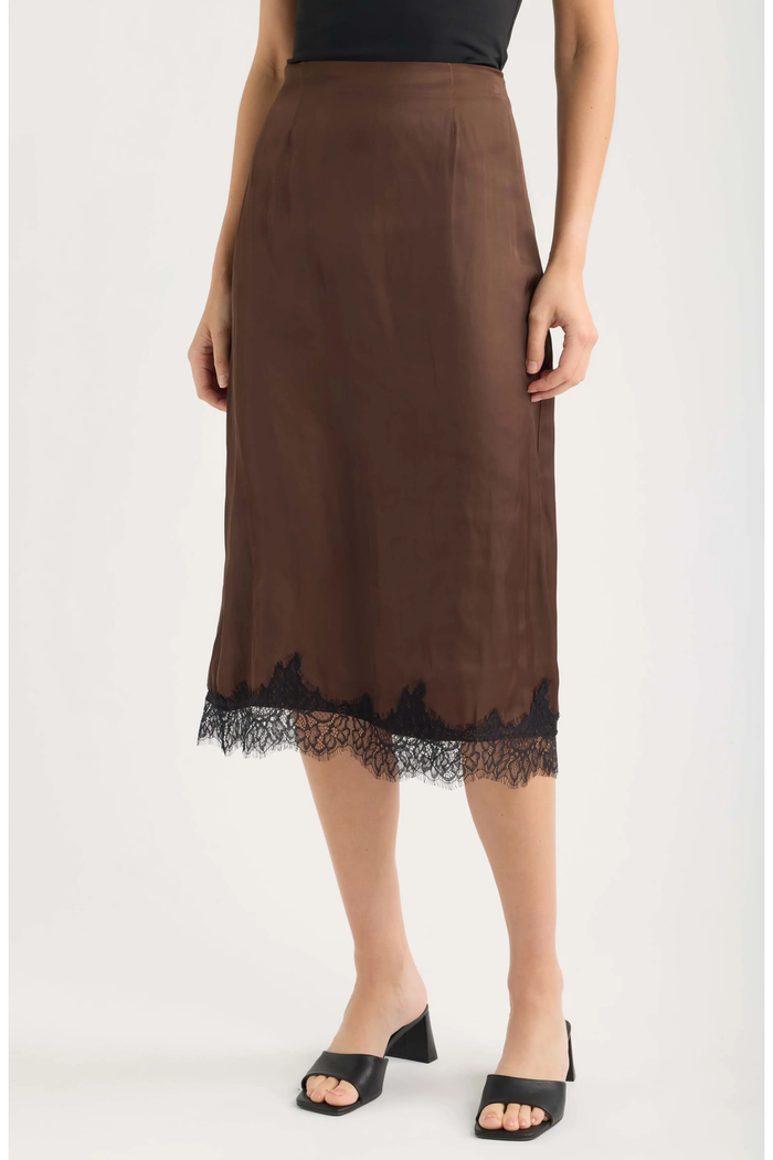 Peppers Lace Trim Skirt