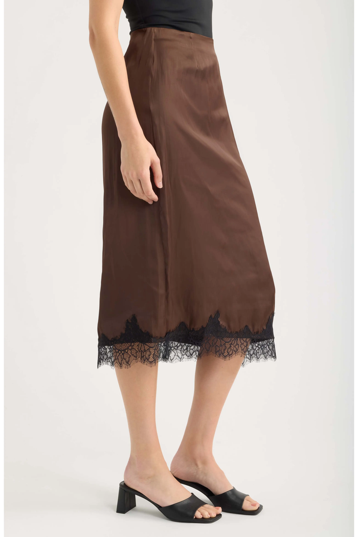 Peppers Lace Trim Skirt