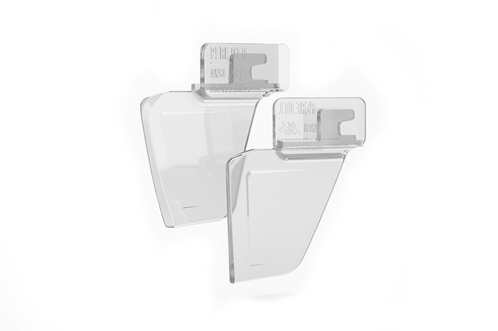 Heat Wave Visual Performance Quatro Clear side shields.