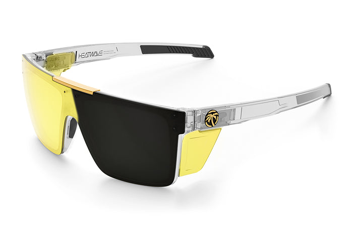 The Performance Quatro Sunglasses: Easy Rider Photochromic Z87+ with side shields on a white background