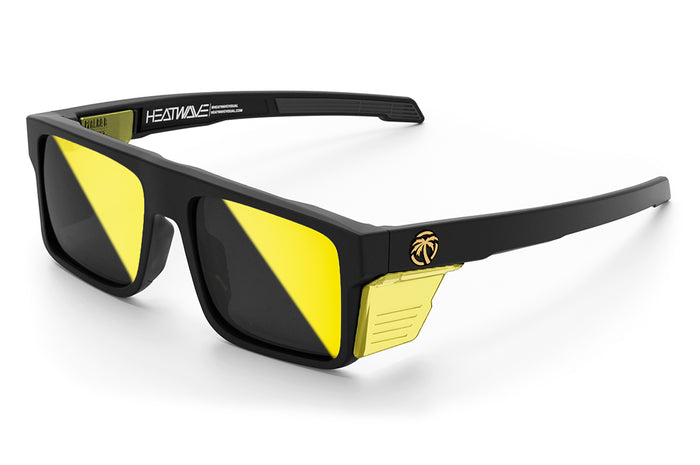 The Performance Rayth Sunglasses: Easy Rider Photochromic Z87+ with side shields on a white background
