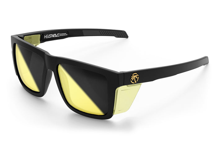 The Performance XL VISE Sunglasses: Easy Rider Photochromic Z87+ with side shields on a white background