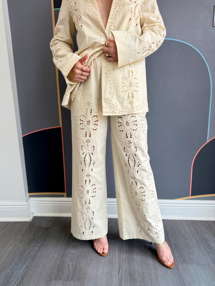 Pimo Eyelet Pant