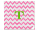 Pink and White Zig Zag