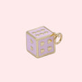 Pink Dice Charm