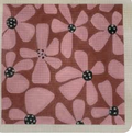 Pink Flowers on Coral