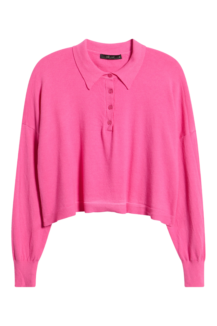 Pink Floyd Knit Polo Sweater