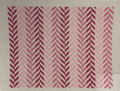 Pink Herringbone Clutch