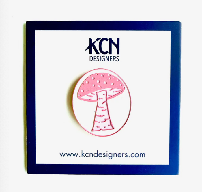 Pink Mushroom Needle Minder