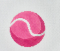 Pink Tennis Ball