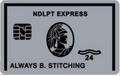 Platinum Card Needle Minder "Always B. Stitching"
