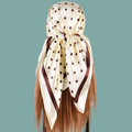 Polka Dot Print Scarf