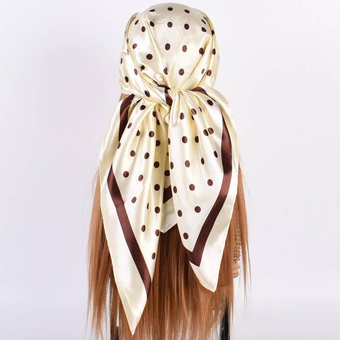 Polka Dot Print Scarf