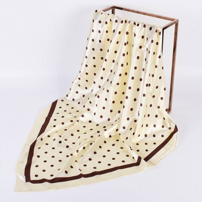 Polka Dot Print Scarf