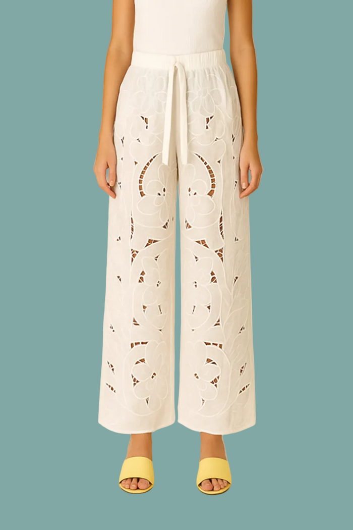 Polly Eyelet Pant