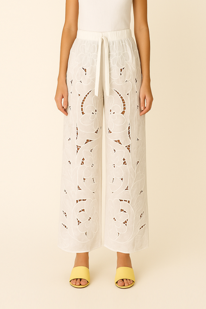 Polly Eyelet Pant