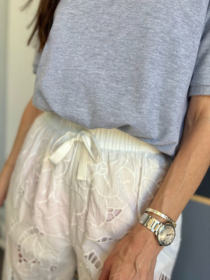 Polly Eyelet Pant
