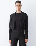 Ponte Knit Boxy Blazer