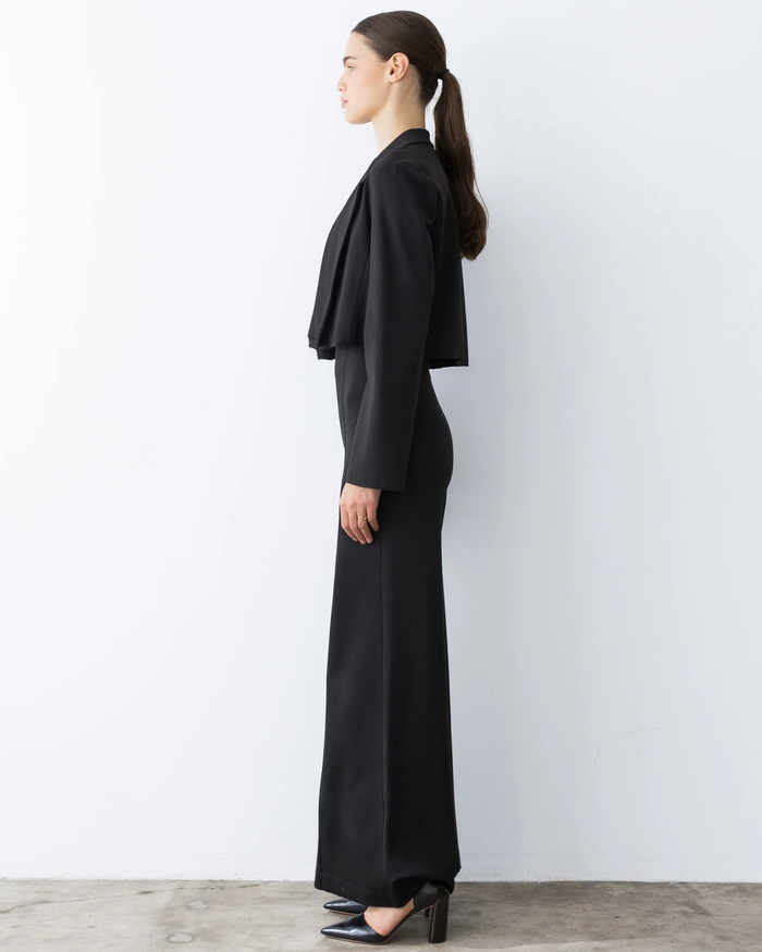 Ponte Knit Boxy Blazer