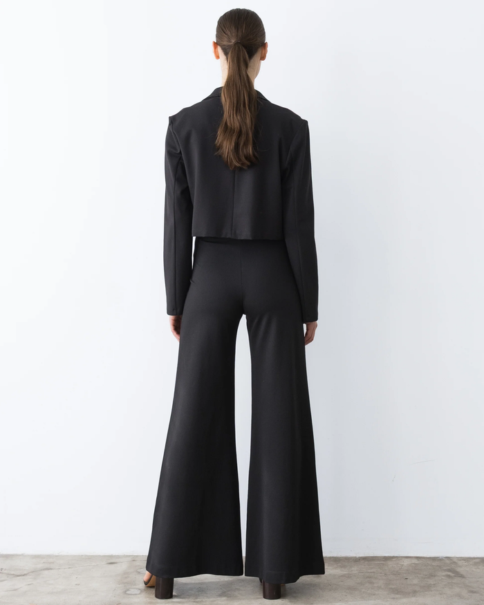 Ponte Knit Boxy Blazer