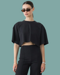 Ponte Knit Crop Top