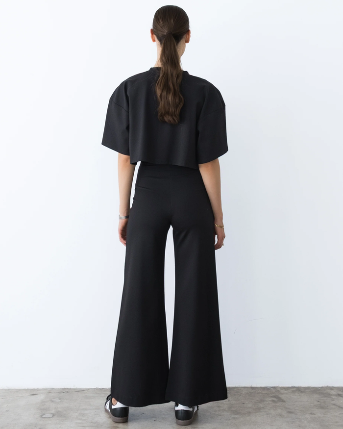 Ponte Knit Crop Top