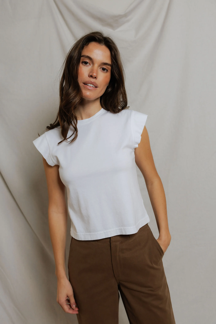 Porter Supima Cap Sleeve Tee