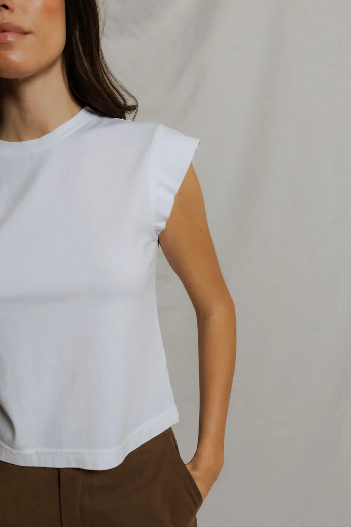 Porter Supima Cap Sleeve Tee