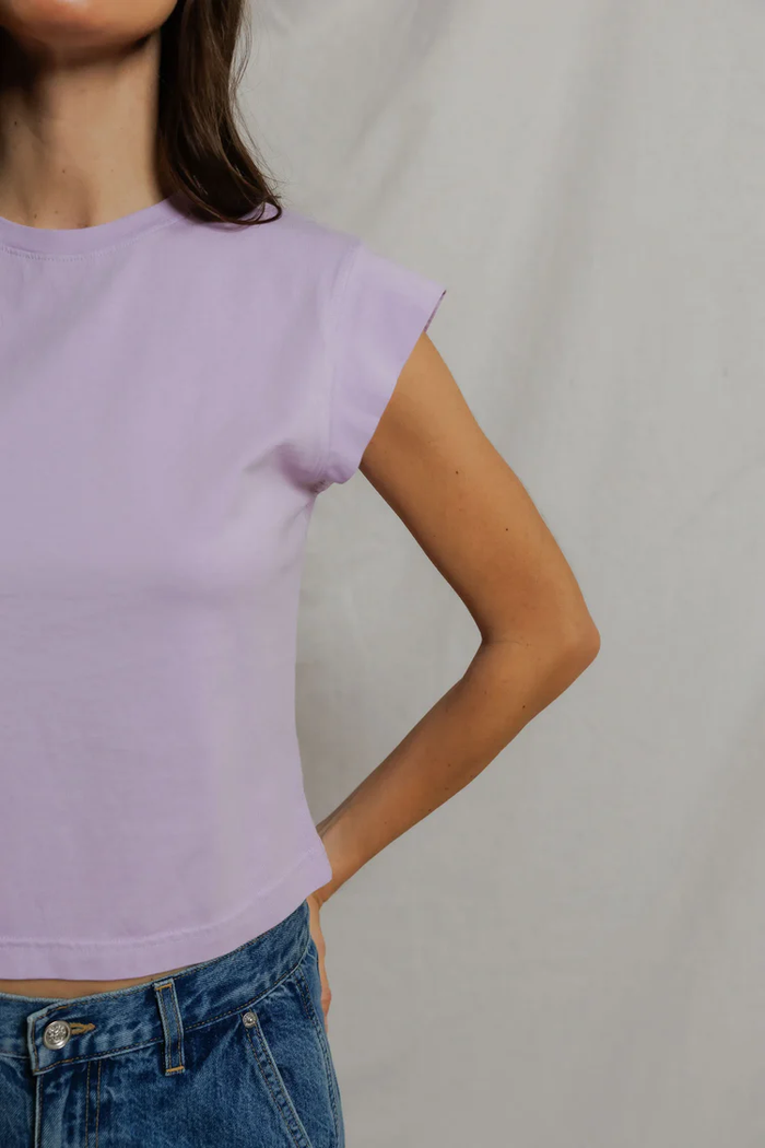 Porter Supima Cap Sleeve Tee
