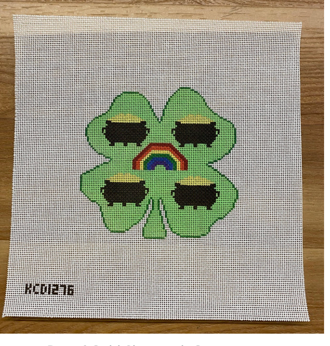 Pot of Gold Shamrock Ornament