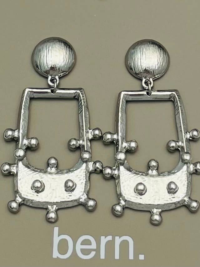 Prickly Pear Earrings - Silver