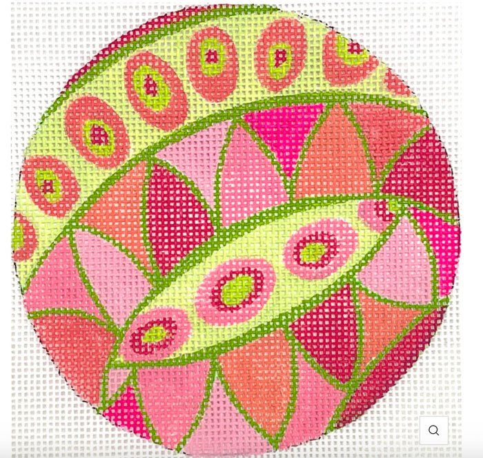 Pucci Inspired Waves and Dots-Pink