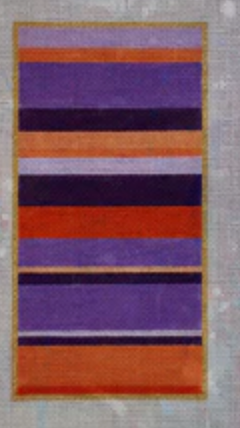 Purple and Coral Stripe
