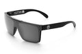 Heat Wave Visual Quatro Sunglasses with black frame and silver lens.