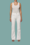 Recycled Leather Kick Boot Pant