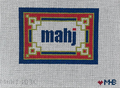 Red Navy Olive Key Corner Mahjong Insert