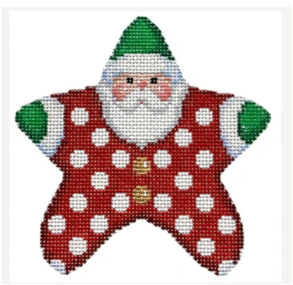 Red Polka Dot PJ Santa