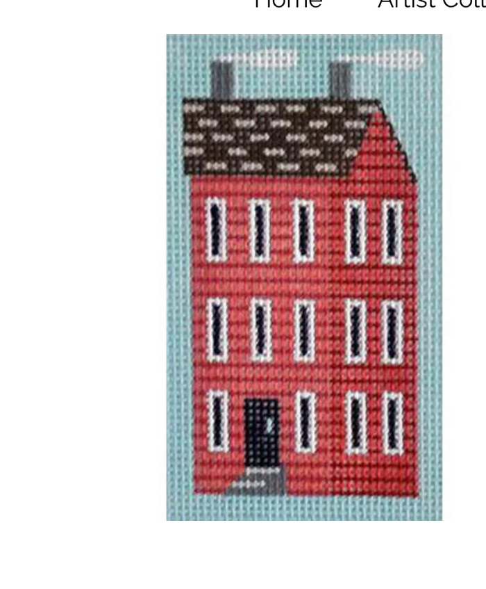 Red Shaker House Key Fob