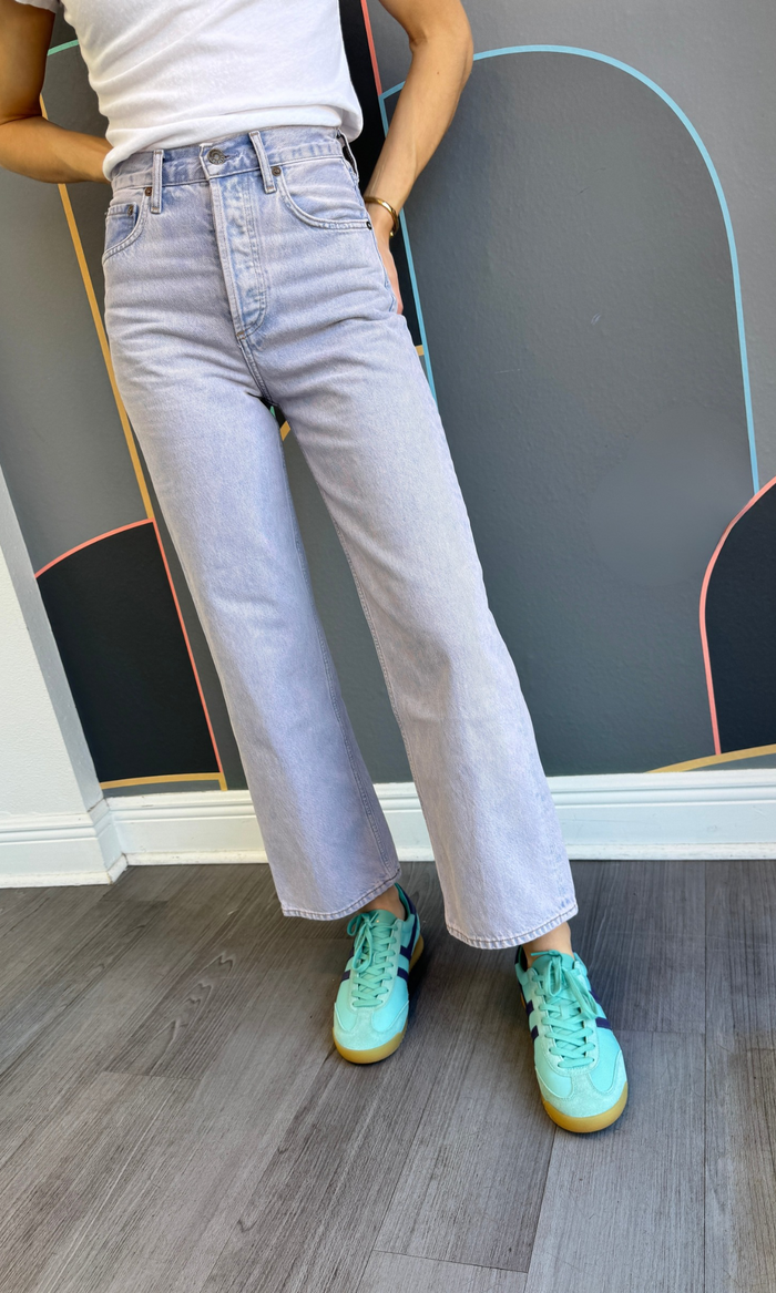 Ren High Rise Wide Leg Jean - Aura