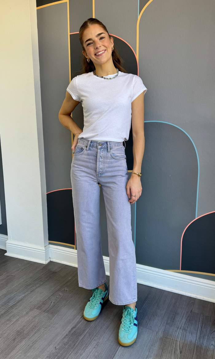 Ren High Rise Wide Leg Jean - Aura