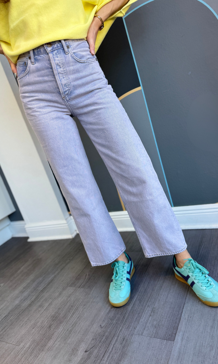 Ren High Rise Wide Leg Jean - Aura