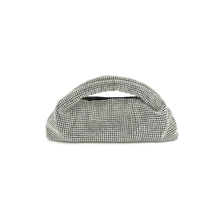 Rhinestone Dumpling Clutch