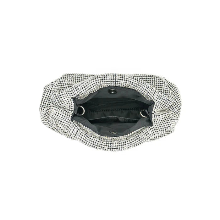 Rhinestone Dumpling Clutch