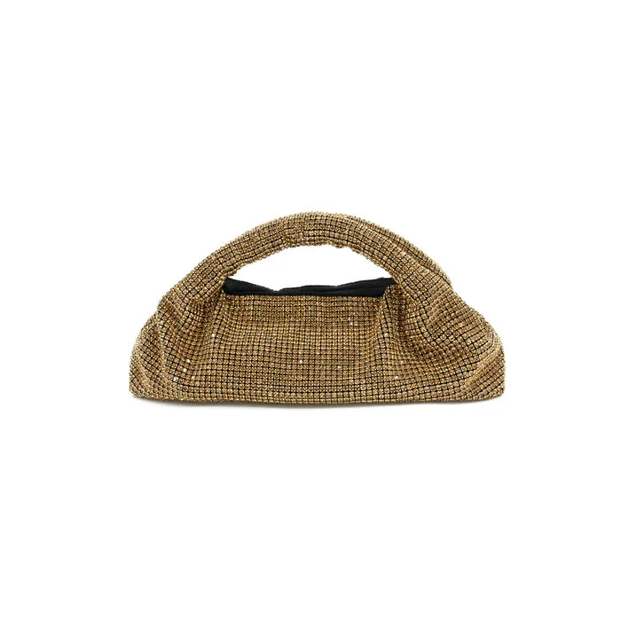Rhinestone Dumpling Clutch