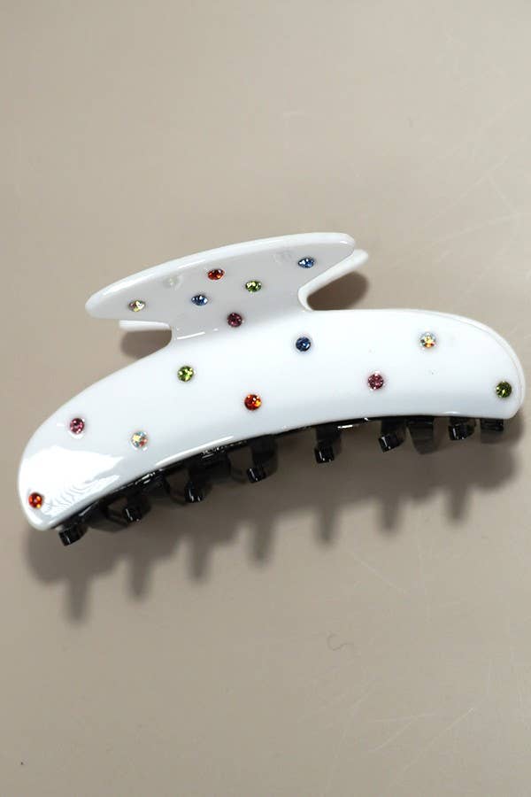 Rhinestone Studded Hair Clip