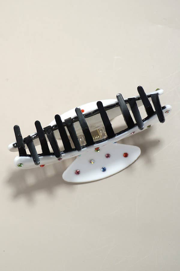Rhinestone Studded Hair Clip