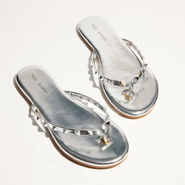 Rivington Stud Sandal - Silver